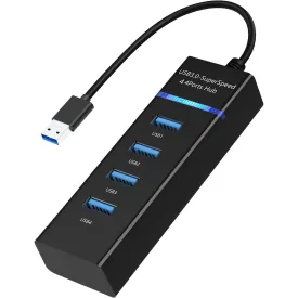4-Port USB 3.0 USB Splitter with 3ft Extended Cable