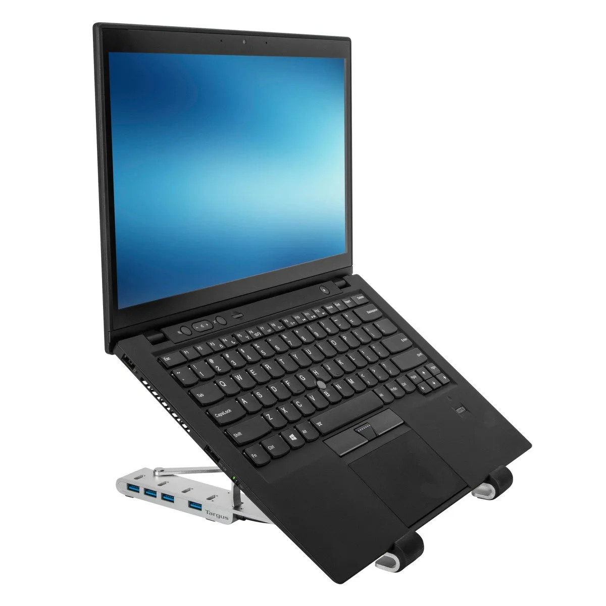 Portable Stand with Integrated USB-A Hub